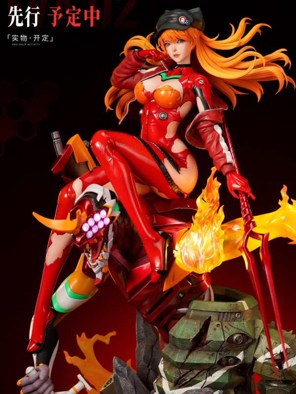 CHIYAN STUDIO EVA Asuka Langley Soryu Hot Sexy 1/4 Statue